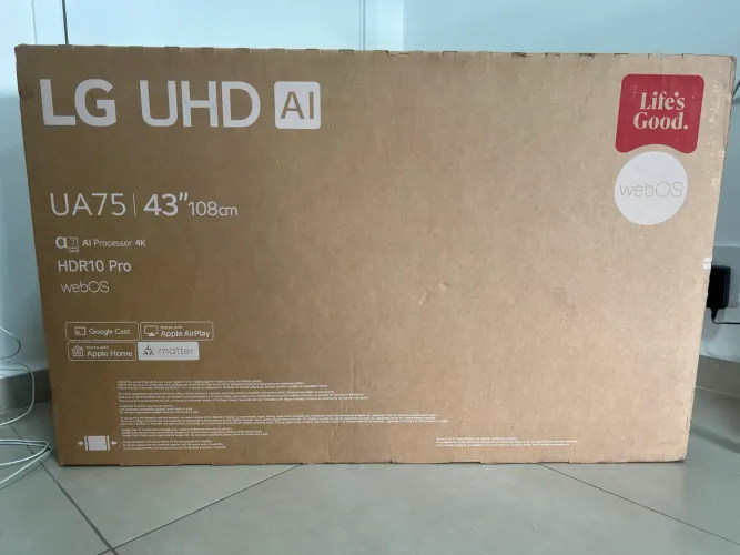 SMART TV LG 43 UA75 LACRADO