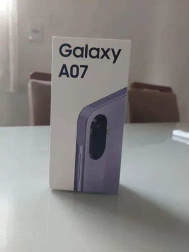 Celular Samsung A07 (NOVO/LACRADO) de cor Violeta - Anápolis-GO