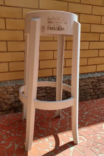 Banqueta de plástico shine