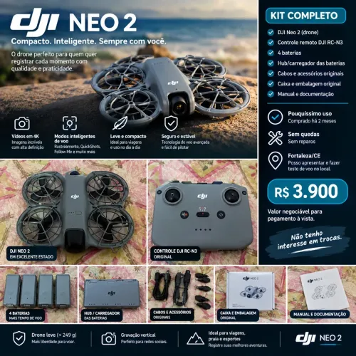 DRONE DJI MUITO NOVO