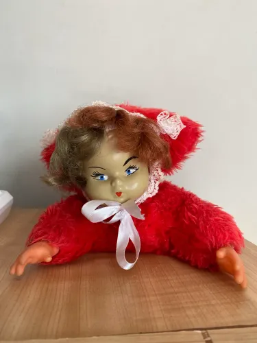 Boneca Dorminhoca antiga anos 60/70