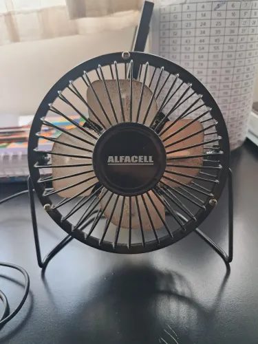 Ventilador ALFACELL USB de mesa 15 cm 