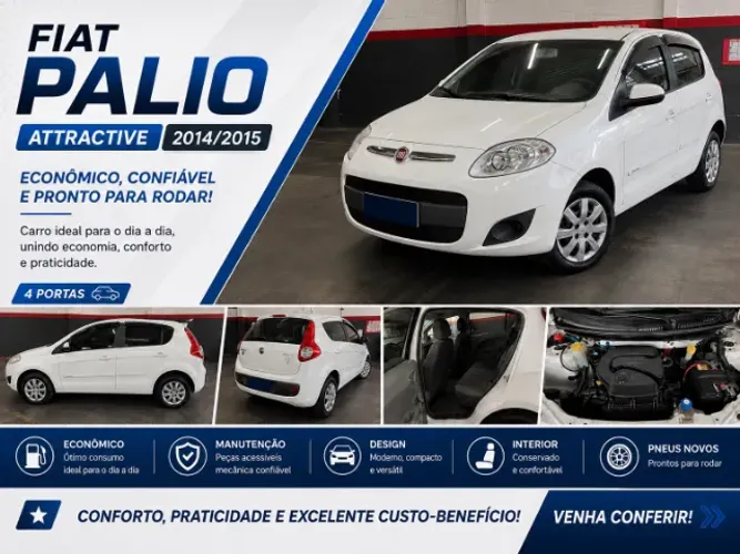 Fiat Palio Attractive 1.0 EVO Fire Flex 8V 5P 2015