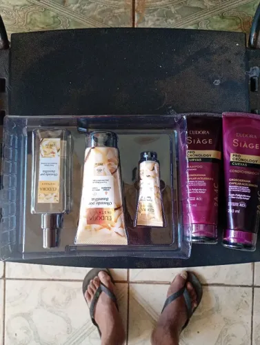 Vendo kit cabelo 100
