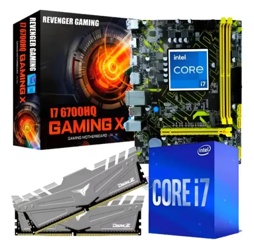 Kit Gamer i7 6 Geração 4.0ghz +Placa mãe + 16gb DDR4