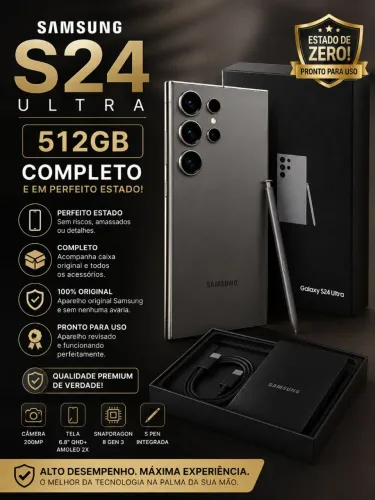 S24 ULTRA 512GB EM PERFEITO ESTADO