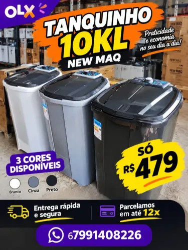 Tanquinho 10 kl New maq