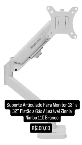 SUPORTE ARTICULADO PARA MONITOR 13? A 32?