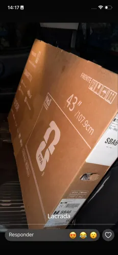 Smart TV Toshiba 43" V35R Original - Nova, Lacrada com Garantia de Fábrica
