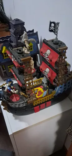 Barco Pirata Imaginext completo
