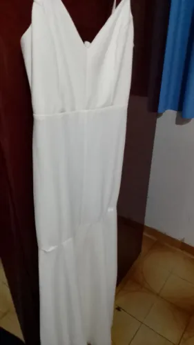 Vestido longo branco