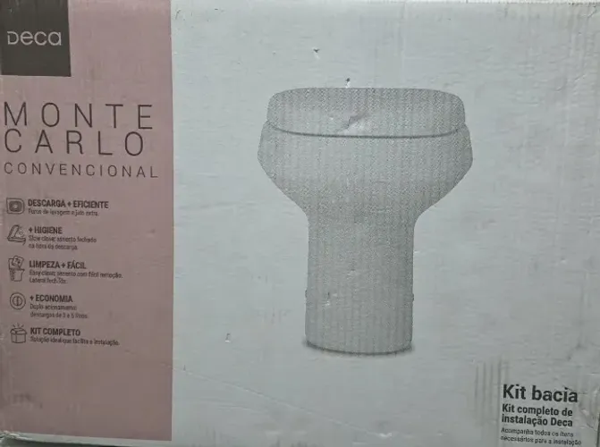 Kit Completo Bacia Convencional | Deca Monte Carlo - Branco