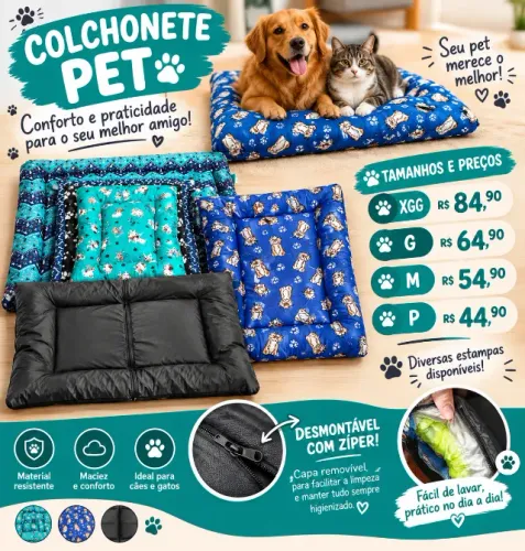 COLCHONETE PET TODOS OS TAMANHOS