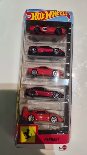 Pack 5 Ferraris Hot Wheels