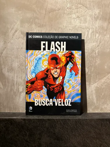 The Flash Busca Veloz - HQ Eaglemoss e DC Comics - Estado de Novo