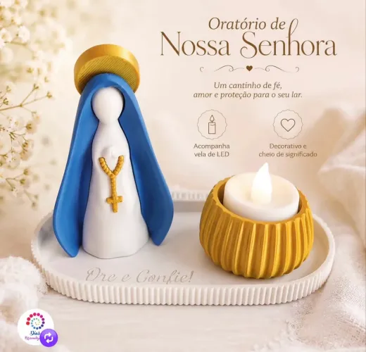 Oratório de Nossa Senhora em 3D