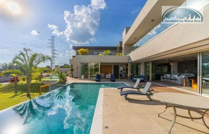 Casa com 4 dormitórios à venda, 600 m² por R$ 8.000.000,00 - Condomínio Campo de Toscana -