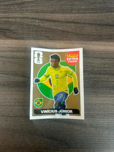 Figurinha Vini Jr Gold Legend original 