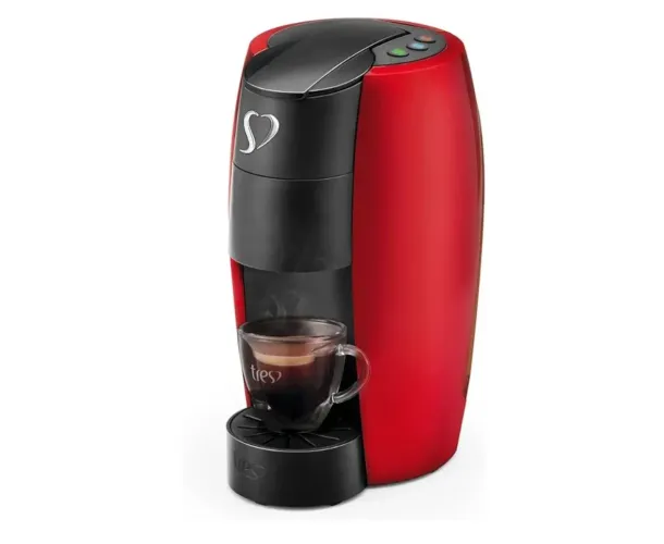 Cafeteira na caixa