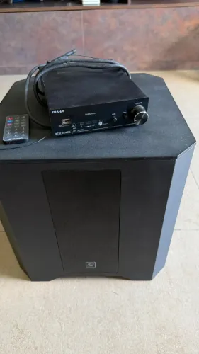 Kit de Som Ambiente Frahm Residence - Subwoofer + Amplificador Digital