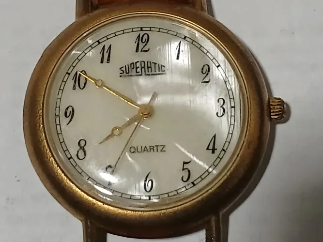Antigo relogio Superartic p/restauro/peças