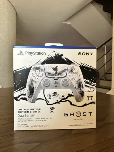 Dualsense PlayStation 5 edição limitada Ghost of yotei black edition ps5