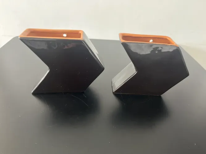 Vasos de cerâmica para parede Tok Stok