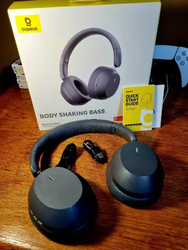 Headphone Baseus Bass 35 Max Cor Cinza