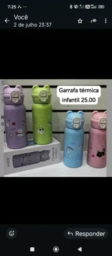 Garrafa térmica Infantil inoxidável