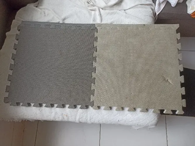 18 Tapetes Tatames EVA 50 x 50cm com borda e 2cm espessura