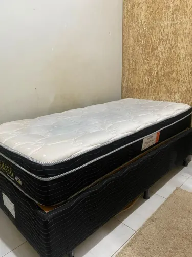 Cama Box Solteiro Biflex Picasso Molas Ensacadas Extra Firme 88x188