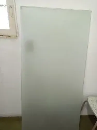 Doação - Vidro jateado para mesa 