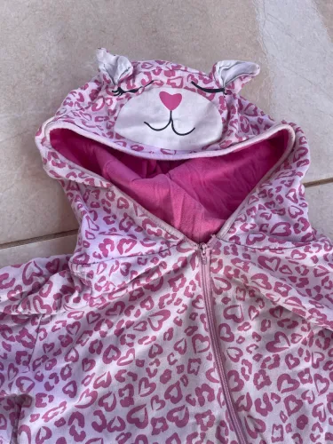 Pijama capuz gatinha 10 anos 