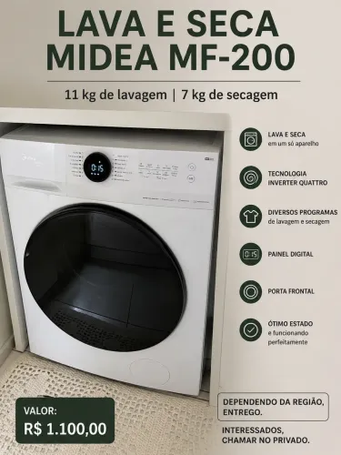 LAVA E SECA MIDEA MF 200