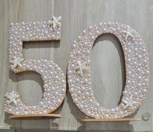 Decoração para festa 50 anos