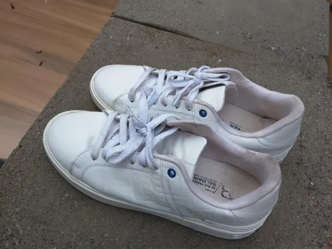 Sapato balmain branco rue francois 44 usado
