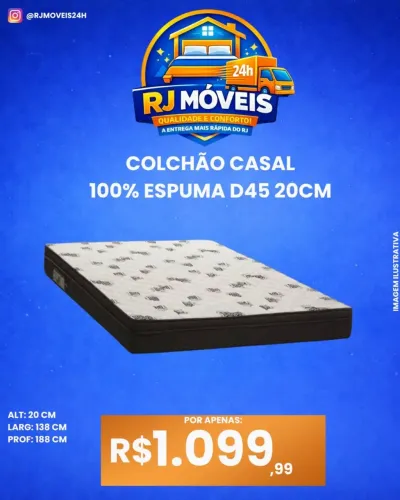 Colchão casal d45