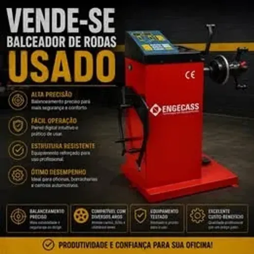 Balanceadora de Rodas - Equipamento para Oficina