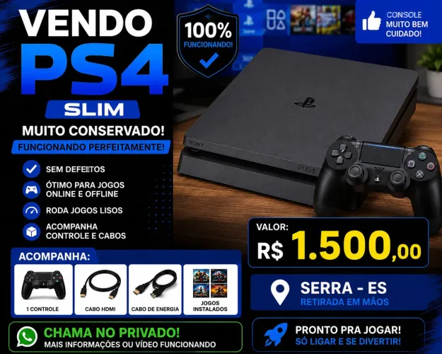 Videogame muito bem cuidado, funcionando 100% sem nenhum defeito.