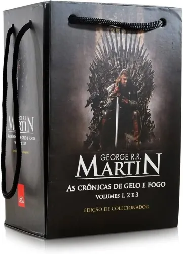 Box- as Crônicas de Gelo e Fogo Vol. 1, 2 e 3 (edição de Colecionador)