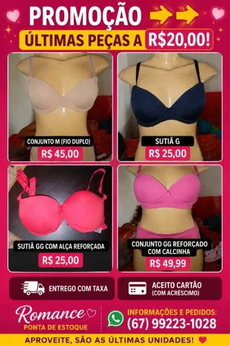 Sutiãs Romance