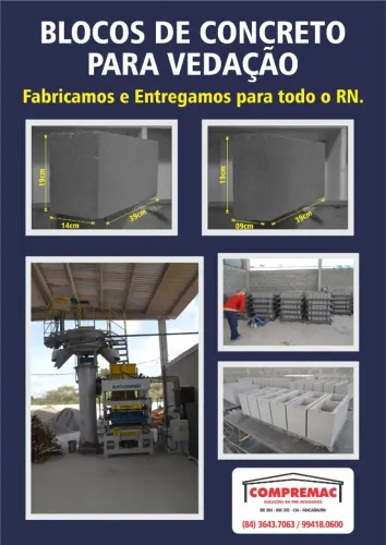 Bloco de Concreto para Alvenaria