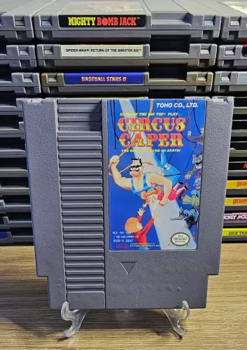 Jogo Circus Caper para NES Nintendinho 8bits