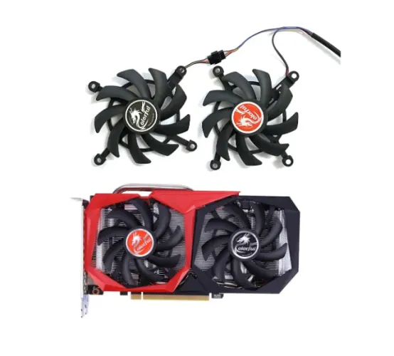 1 par fan cooler Colorful gtx 1650 gtx 1660