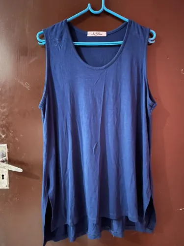 Blusa azul G3 feminina