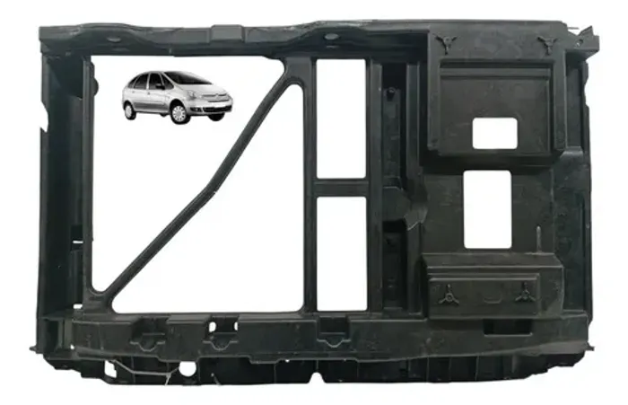 Painel Defletor Radiador Citroen C3 Picasso 1.6 2012 Detalhe