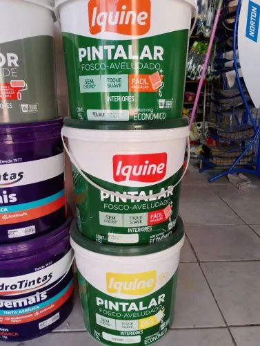 Latão Tinta iquine pintalar 15L branco neve 