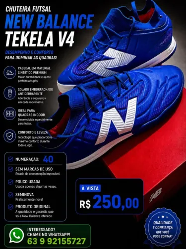 Chuteira semi nova usada poucas vezes no precinho