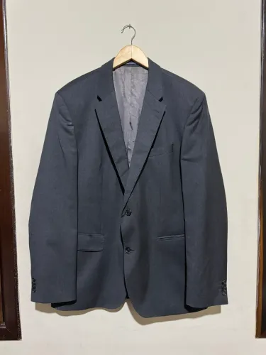 blazer masculino tommy hilfiger tailored azul grafite