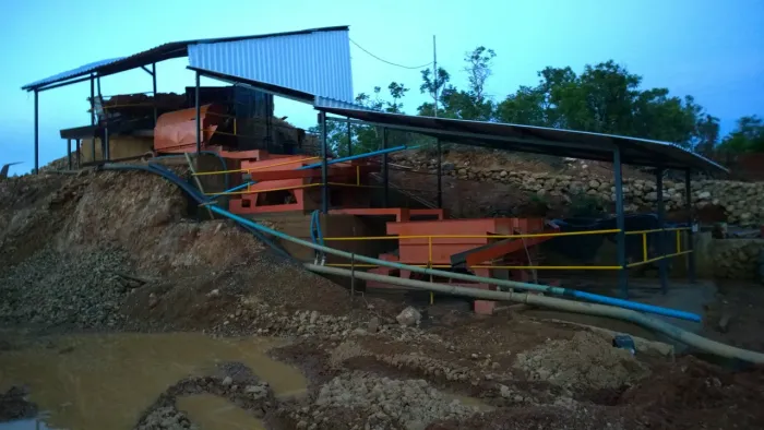 Garimpo mineração jigues tromel ouro diamante